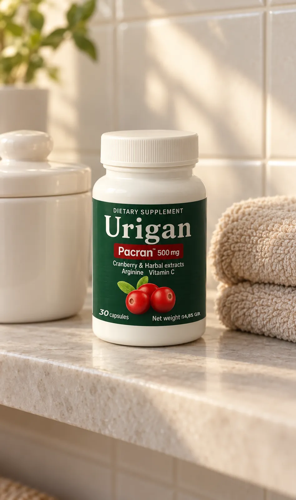 Urigan — opakowanie na co dzień