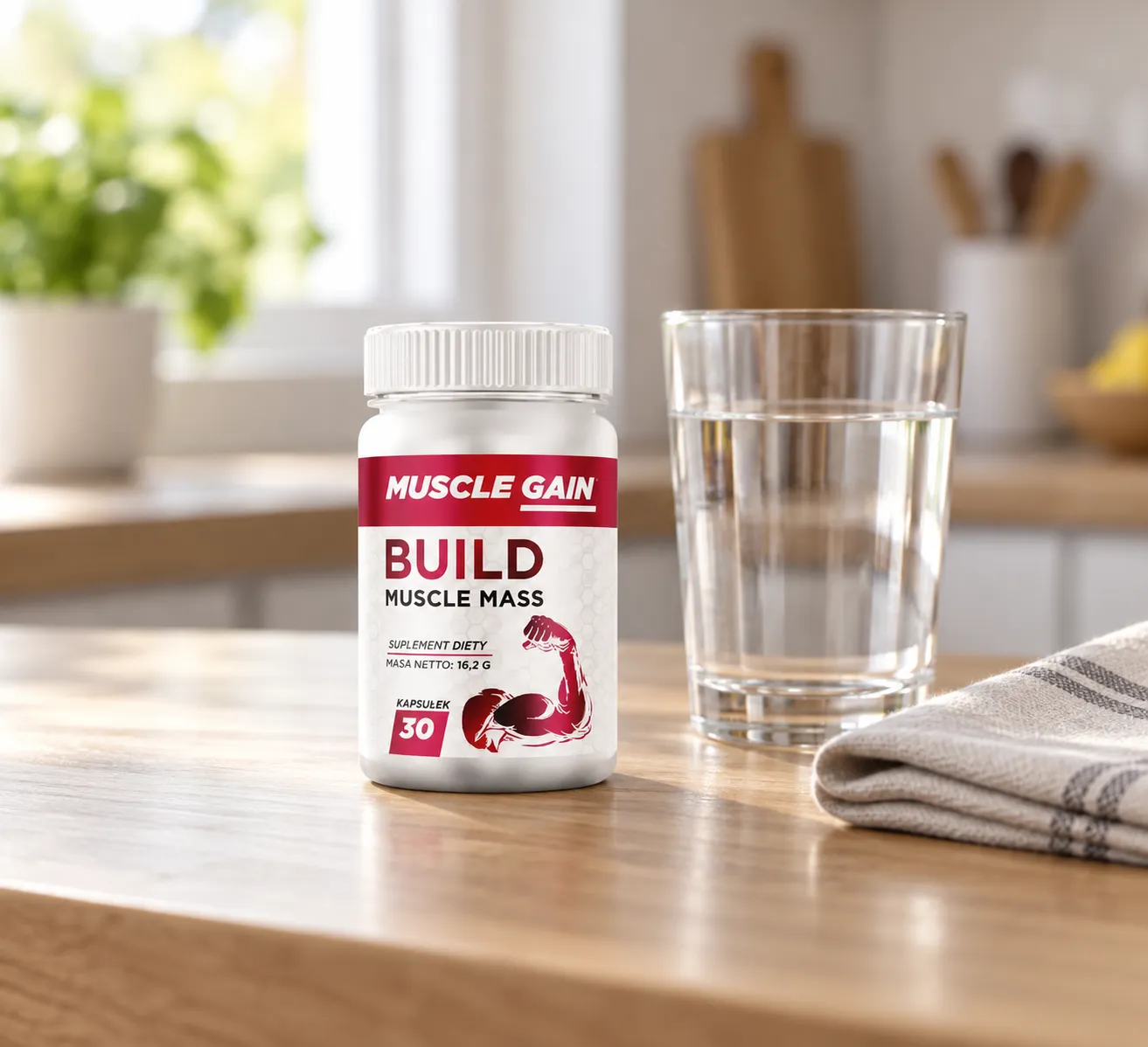 Muscle Gain — opakowanie na co dzień