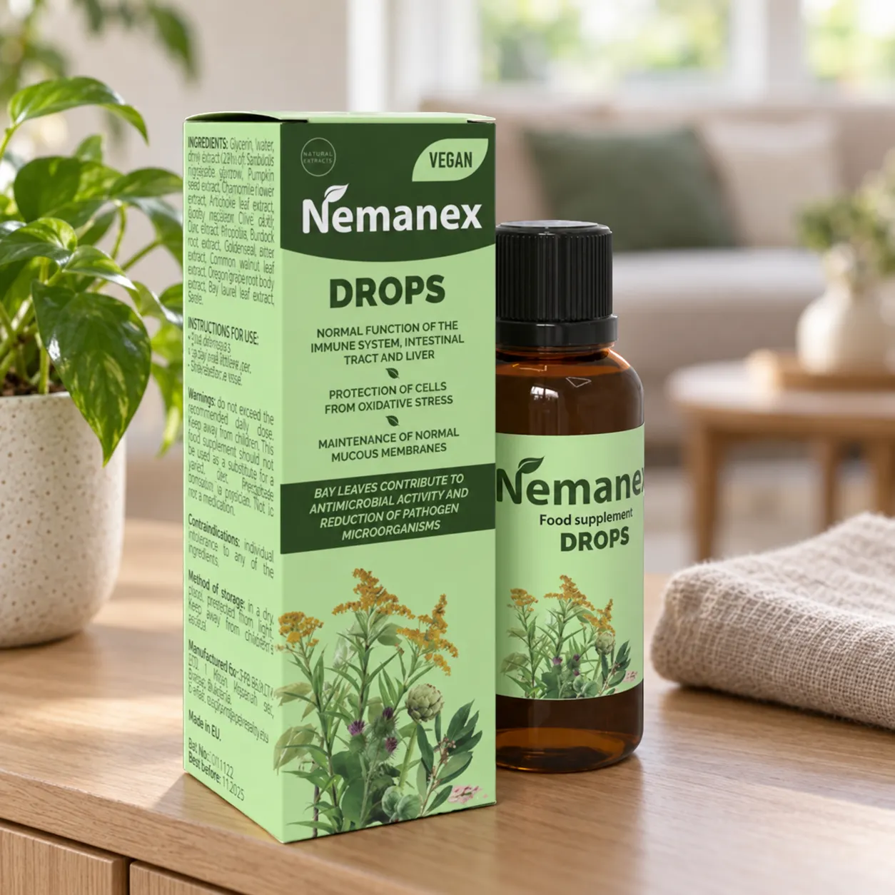 Nemanex — opakowanie na co dzień